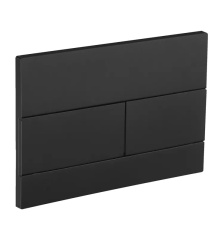 Панель смыва KOER KT-0603-05 240x160x10mm пластиковая, кнопка линейная (цвет черный матовый) (KR5320)