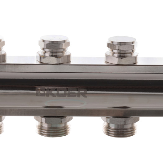 Коллекторный блок с термостатич. клапанами Koer KR.1100-05 1”x5 ways (KR2631)