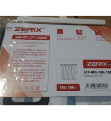 Шторка для ванной ZERIX SCP-002-180x180 из PEVA (полиэтиленвинилацетата) (Узор 