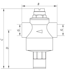 Редуктор давления Koer KR.1251 1'' (KR2662)
