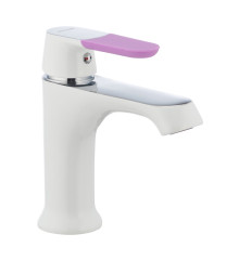 Смеситель для умывальника MIXXUS PREMIUM TIGER 001 NUT WHITE (Цвет белый) (MI0570)