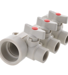 Коллектор теплого пола 3 контура (40x20) PPR Koer K0170.PRO (KP0220)