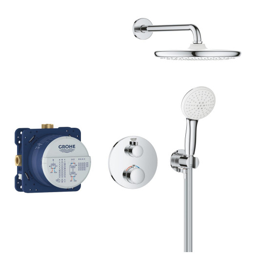 Душевая система скрытого монтажа с термостатом Grohe Grohtherm (34872000)