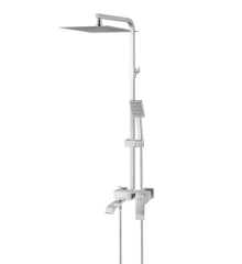 Душевая колонна со смесителем KOER KB-56007-01, 3 функции (Цвет хром) (KR3460)