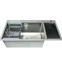 Мойка для кухни из нерж. стали ZERIX ZH8245-SET-08 MICRO DECOR SS COLOR (цвет нержавейка) (ZM5593)