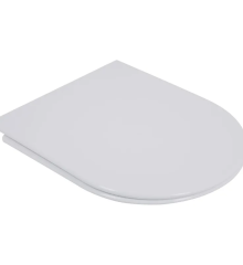 Сидение-крышка для унитаза MIXXUS SEAT COVER BEVEL-2003 420х334х36mm дюропластовое быстросъемное с микролифтом (MI6691)
