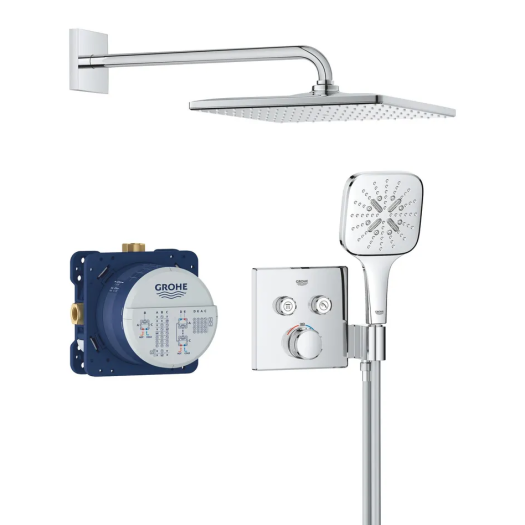 Душевая система скрытого монтажа с термостатом Grohe Grohtherm SmartControl (34865000)