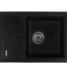 Мойка кухонная Zerix ZS-6243S-14 Черный металлик (ZX4578)