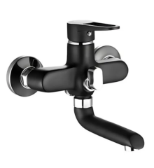Смеситель для ванны MIXXUS ELBA 009 EURO BLACK (Цвет черный) (MI6580)