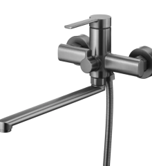 Смеситель для ванны MIXXUS LORD 006 EURO GRAPHITE (Цвет графит) (MI7142)