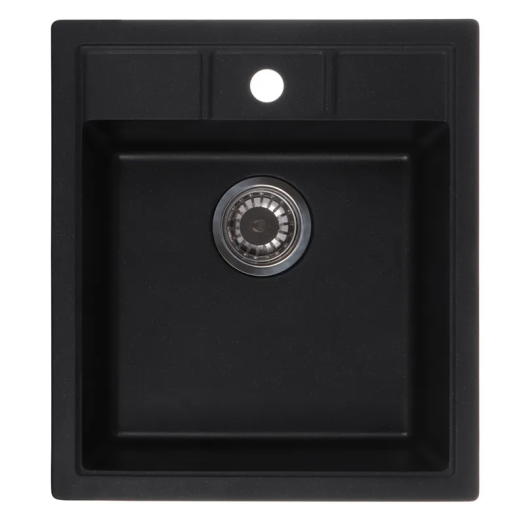 Мойка кухонная Zerix ZS-4651S-14 Черный металлик (ZX4570)