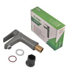 Смеситель для умывальника PLAMIX OSCAR-001 GRAPHITE (без подводки) (Цвет графит) (PM6097)
