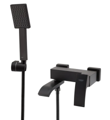 Смеситель для ванны с коротким изливом KOER KB-41007-05 (Цвет черный) (KR3455)
