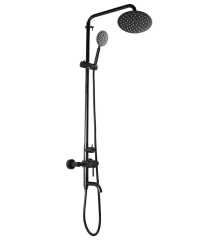 Душевая колонна MIXXUS SUS-009-J BLACK со смесителем из нерж. стали SUS304 (Цвет черный) (MI2808)