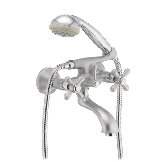 Смеситель для ванны HAIBA DOMINOX 142 SATIN (Цвет сатин) (HB0066)