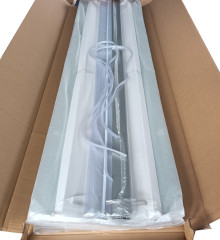 Бокс душевой без гидромассажа с высоким поддоном MIXXUS STRONG SB01-90x90x215-FB SATIN матовое стекло 4мм (MI6884)