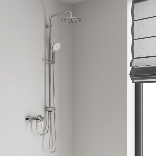 Набор для душа с верхним душем Grohe Eurosmart UA33556003 (33556003+28576000+27541001) (UA33556003)
