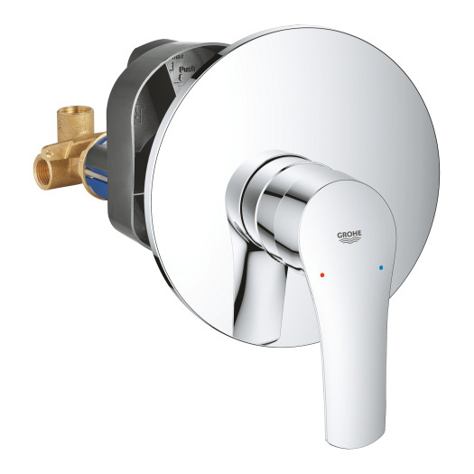 Набор для душа с верхним душем Grohe Eurosmart UA33556003 (33556003+28576000+27541001) (UA33556003)