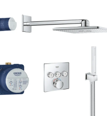 Душевая система скрытого монтажа с термостатом Grohe Grohtherm SmartControl (34804000)