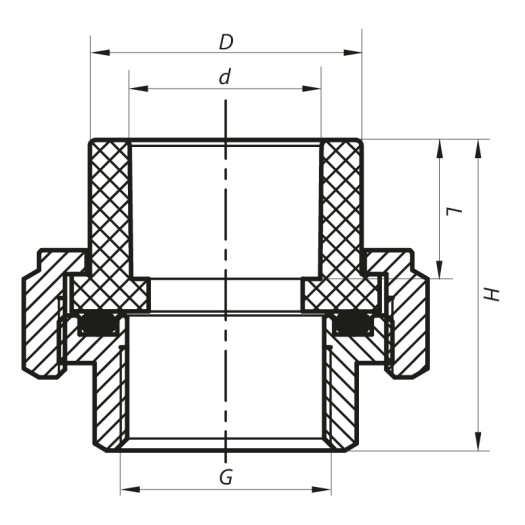 Сгон-американка ВР 32x1F PPR Koer K0131.PRO (KP0166)