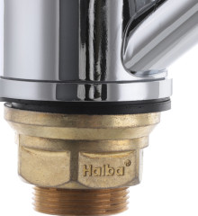 Смеситель для умывальника HAIBA COSMOS 555-15CM NUT (Цвет хром) (HB0794)