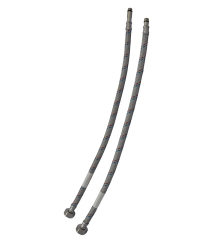 Гнучкі шланги для змішувача гайка 1/2'' - Штуцер M10 (80 см) 2 шт Zerix (ZX1575)