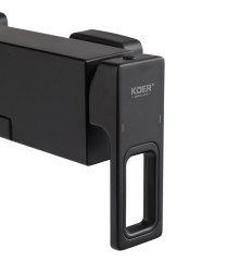 Змішувач для ванни з коротким виливом KOER KB-41009-05 (Колір чорний) (KR6018)
