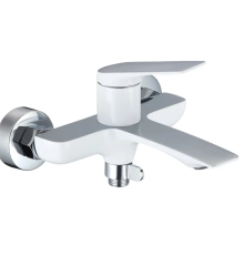 Смеситель для ванны MIXXUS PREMIUM DERBY 009 EURO WHITE-CHROME (Цвет белый/матовый хром) (MI6615)