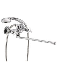 Смеситель для ванны MIXXUS PREMIUM VESTA 140 EURO (Цвет хром) (MI0611)