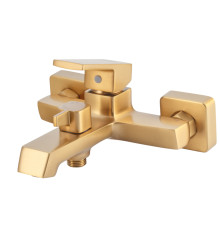 Смеситель для ванны HAIBA GAUDI 009 EURO BRUSHED GOLD (Цвет матовое золото) (HB9599)