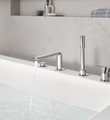 Одноважільний змішувач для ванни Grohe Lineare, на 4 отвори (19577001)