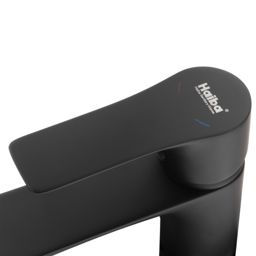 Смеситель для умывальника HAIBA MILANO 001 BLACK (Цвет черный) (HB4034)