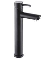 Смеситель для умывальника высокий MIXXUS SUS-001-HIGH BLACK из нерж. стали SUS304 (Цвет черный) (MI2829)