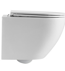 Унитаз подвесной MIXXUS PREMIUM ELLIPSE-0301-R 495х365х365mm система смыва RIMLESS (MP6460)