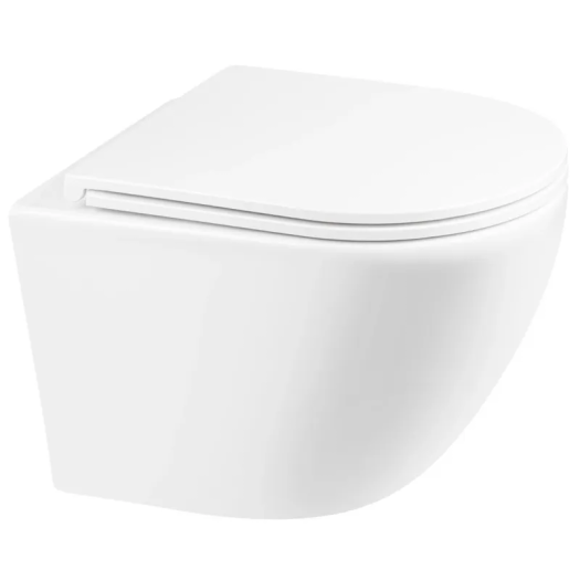 Унитаз подвесной MIXXUS PREMIUM ELLIPSE-0301-R 495х365х365mm система смыва RIMLESS (MP6460)