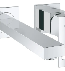 Смеситель для раковины на 2 отверстия Grohe Eurocube M-Size (23447000)