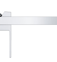 Смеситель для раковины на 2 отверстия Grohe Eurocube M-Size (23447000)