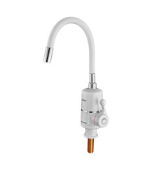 Водонагреватель 3,3 kW проточный ZERIX ELW06-F-WHITE рефлекторный излив, на мойку (цвет белый) (ZX5857)