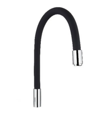Излив для смесителя гибкий MIXXUS PREMIUM SPOUT RAINBOW BLACK (Цвет хром+излив черный) (MI0558)