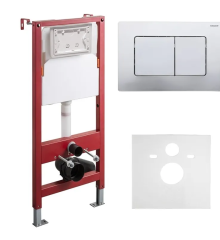 Инсталляция для подвесного унитаза KOER KT-0502-01 500x165x1125mm с панелью смыва KT-0602-01 хром (KR5171)