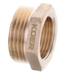 Футорка 3/4''х1'' Koer KF.F0810.WN (без никеля) (KR3036)