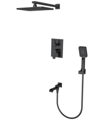 Душевая система MIXXUS PREMIUM DALI 009 INNER BLACK (встроенная) (Цвет черный) (MI6755)
