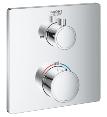 Смеситель скрытого монтажа с термостатом Grohe Grohtherm Convent. Concealed (24080000)