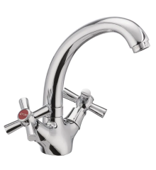 Смеситель для умывальника CRON POLO 272 NUT (Цвет хром) (CR0847)