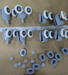Комплект роликов для душевых кабин двойные колеса MIXXUS ROLLERS SCP03-4x4 GRAPHITE 4 верхних + 4 нижних цвет серый (MI8163)