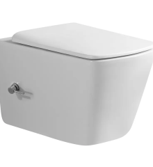 Унитаз-биде подвесной MIXXUS PREMIUM QUADRO-1301-R 510x350x345mm система смыва RIMLESS (MP6658)