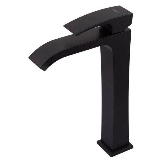 Смеситель для умывальника высокий KOER KB-13007-05 (Цвет черный) (KR3445)