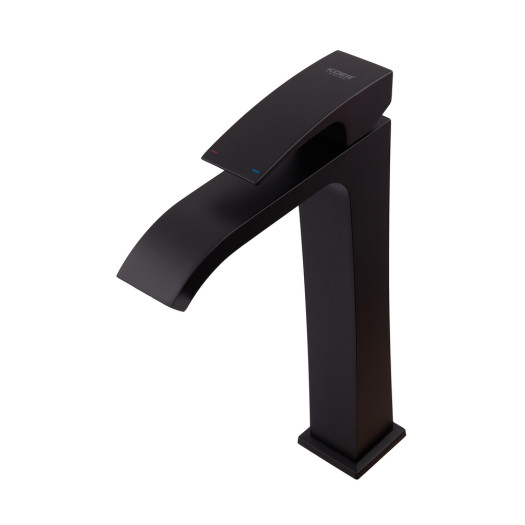 Смеситель для умывальника высокий KOER KB-13007-05 (Цвет черный) (KR3445)