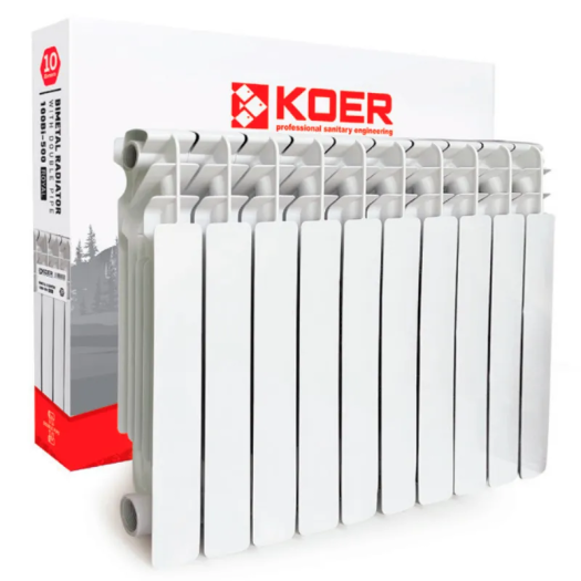 Биметаллический радиатор Koer 100 Bimetal-500 Royal (KR4957) / Цена за 1 секцию