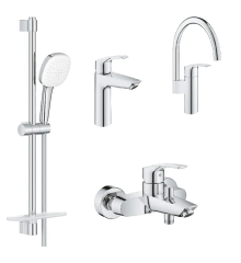 Набір змішувачів 4 в 1 для ванни та кухні Grohe Eurosmart (UA123248M3)
